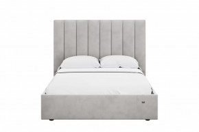 Кровать 1400 Ингрид 312 Велюр Ультра Смог в Надыме - nadym.mebel-tymen.ru | фото