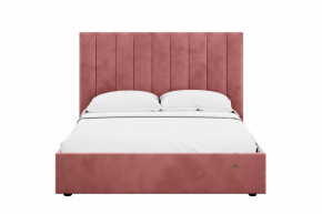 Кровать 1600 Ингрид 312 Велюр Ультра коралл в Надыме - nadym.mebel-tymen.ru | фото