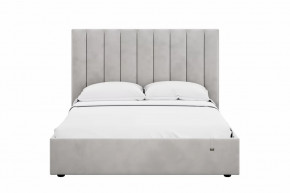 Кровать 1600 Ингрид 312 Велюр Ультра Смог в Надыме - nadym.mebel-tymen.ru | фото