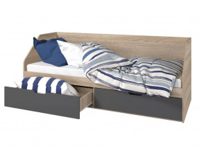 Кровать 800 2 ящика Анталия Графит в Надыме - nadym.mebel-tymen.ru | фото