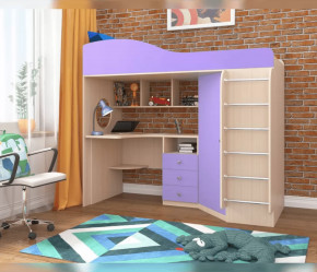 Кровать-чердак Кадет 1 с металлической лестницей Ярофф в Надыме - nadym.mebel-tymen.ru | фото