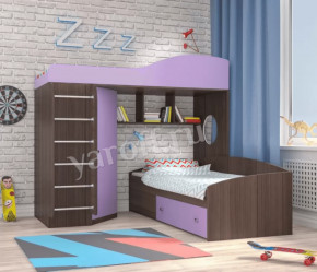 Кровать-чердак Кадет 2 с металлической лестницей Ярофф в Надыме - nadym.mebel-tymen.ru | фото