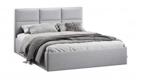 Кровать с ПМ «Стелла» Тип 1 с заглушиной Микровелюр Jercy Silver в Надыме - nadym.mebel-tymen.ru | фото