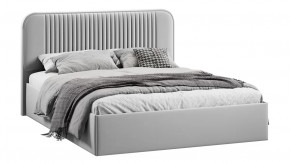 Кровать с ПМ «Тиффани» Тип 1 с заглушиной Велюр Confetti Silver в Надыме - nadym.mebel-tymen.ru | фото
