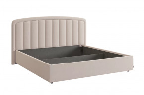 Кровать (каркас) Сиена 2 180х200 см крем (велюр) в Надыме - nadym.mebel-tymen.ru | фото
