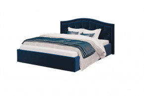 Кровать Стелла, 1600*2000 мм, велюр NEO 27, синий в Надыме - nadym.mebel-tymen.ru | фото