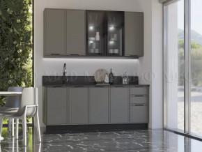 Кухня Николь 2,0/900м (Холст вулканический) в Надыме - nadym.mebel-tymen.ru | фото