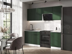 Кухня Николь 2,1м (Холст темно-зеленый) в Надыме - nadym.mebel-tymen.ru | фото