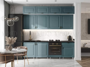 Кухня Престиж 2,4м (Браш Блю) в Надыме - nadym.mebel-tymen.ru | фото