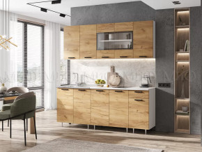 Кухня Рио NEW 1,8м Дуб Крафт ЛДСП в Надыме - nadym.mebel-tymen.ru | фото