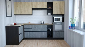 Кухонный гарнитур Адажио мега прайм 1500х2700 мм в Надыме - nadym.mebel-tymen.ru | фото