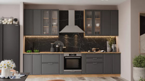 Кухонный гарнитур «Белладжио» №14 Дуб Крафт золотой, Софт графит в Надыме - nadym.mebel-tymen.ru | фото