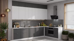 Кухонный гарнитур «Габриэлла» №26 Белый, Сноу, Титан в Надыме - nadym.mebel-tymen.ru | фото