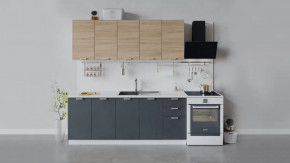 Кухонный гарнитур «Гранита» длиной 200 см в Надыме - nadym.mebel-tymen.ru | фото