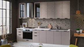 Кухонный гарнитур «Гренада» №15 Белый, Холст латте в Надыме - nadym.mebel-tymen.ru | фото