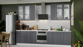 Кухонный гарнитур «Кимберли» №13 Белый, Титан в Надыме - nadym.mebel-tymen.ru | фото