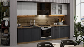 Кухонный гарнитур «Кимберли» №2 Дуб Крафт золотой, Сноу, Муссон в Надыме - nadym.mebel-tymen.ru | фото