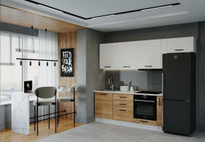 Кухонный гарнитур Лада-2550 столешница 38 мм в Надыме - nadym.mebel-tymen.ru | фото