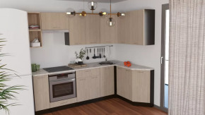 Кухонный гарнитур Надежда прайм 5 2300*1500 мм в Надыме - nadym.mebel-tymen.ru | фото