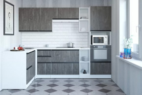 Кухонный гарнитур Ноктюрн мега прайм 1500х2700 мм в Надыме - nadym.mebel-tymen.ru | фото