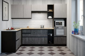 Кухонный гарнитур Симфония мега прайм 1500х2700 мм в Надыме - nadym.mebel-tymen.ru | фото