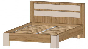 Ленора Кровать 1400 Дуб вотан/Кашемир в Надыме - nadym.mebel-tymen.ru | фото