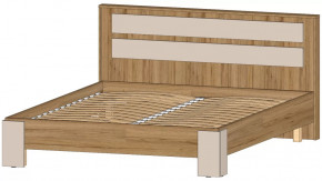 Ленора Кровать 1600 Дуб вотан/Кашемир в Надыме - nadym.mebel-tymen.ru | фото