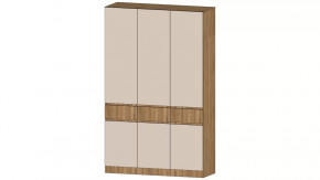 Ленора Шкаф 3х ств. Дуб вотан/Кашемир в Надыме - nadym.mebel-tymen.ru | фото