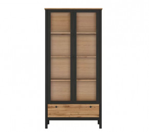 LOFT шкаф REG2W1S (Дуб вотан/Черный) в Надыме - nadym.mebel-tymen.ru | фото