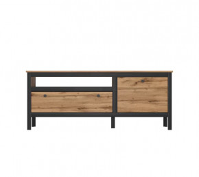 LOFT тумба RTV1D1S (Дуб вотан/Черный) в Надыме - nadym.mebel-tymen.ru | фото