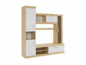 Мини-стенка Макси дуб сонома/белое дерево в Надыме - nadym.mebel-tymen.ru | фото