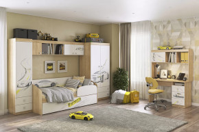 Детский гарнитур Форсаж К1 дуб сонома/белый в Надыме - nadym.mebel-tymen.ru | фото