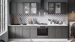 Модульная кухня «Белладжио» Белый, Софт графит в Надыме - nadym.mebel-tymen.ru | фото