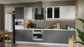 Модульная кухня «Габриэлла» Белый/Сноу/Титан в Надыме - nadym.mebel-tymen.ru | фото