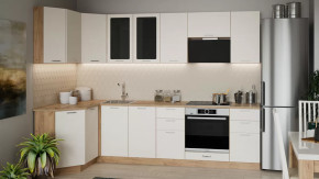 Модульная кухня «Габриэлла» Дуб крафт золотой/Крем в Надыме - nadym.mebel-tymen.ru | фото