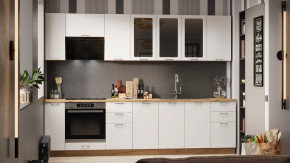 Модульная кухня «Габриэлла» Дуб крафт золотой/Сноу в Надыме - nadym.mebel-tymen.ru | фото