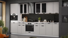 Модульная кухня «Гренада» Белый, Холст мокко в Надыме - nadym.mebel-tymen.ru | фото