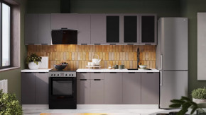 Модульная кухня «Гренада» Белый, Холст Вулкан в Надыме - nadym.mebel-tymen.ru | фото