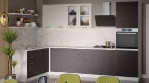 Модульная кухня «Кимберли» Белый, Сноу, Муссон в Надыме - nadym.mebel-tymen.ru | фото