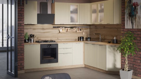 Модульная кухня «Кимберли» Дуб Крафт золотой, Крем в Надыме - nadym.mebel-tymen.ru | фото