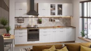 Модульная кухня «Кимберли» Дуб Крафт золотой, Сноу в Надыме - nadym.mebel-tymen.ru | фото