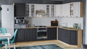 Модульная кухня «Лина» Дуб крафт золотой/Графит в Надыме - nadym.mebel-tymen.ru | фото