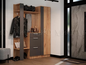 Модульная прихожая Мартина Графит, Дуб крафт в Надыме - nadym.mebel-tymen.ru | фото