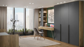 Набор детской мебели «Порто» №1 Яблоня Беллуно, Графит софт в Надыме - nadym.mebel-tymen.ru | фото