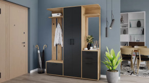 Набор мебели для прихожей «Витра» Тип 2 Дуб Крафт золотой, Антрацит в Надыме - nadym.mebel-tymen.ru | фото
