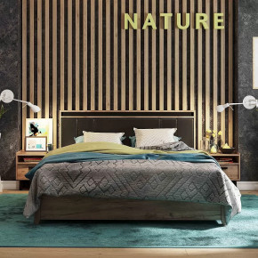Nature 307 Кровать Люкс 1600 в Надыме - nadym.mebel-tymen.ru | фото