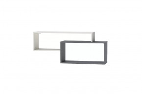 Полка Клео Пл-1, 1150 мм, графит, миндаль Диал в Надыме - nadym.mebel-tymen.ru | фото