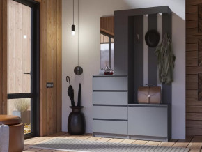 Прихожая Челси графит в Надыме - nadym.mebel-tymen.ru | фото