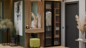 Прихожая «Порто» № 6 Яблоня Беллуно, Графит софт в Надыме - nadym.mebel-tymen.ru | фото