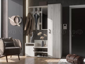 Прихожая Визит Дуб Крафт Белый в Надыме - nadym.mebel-tymen.ru | фото